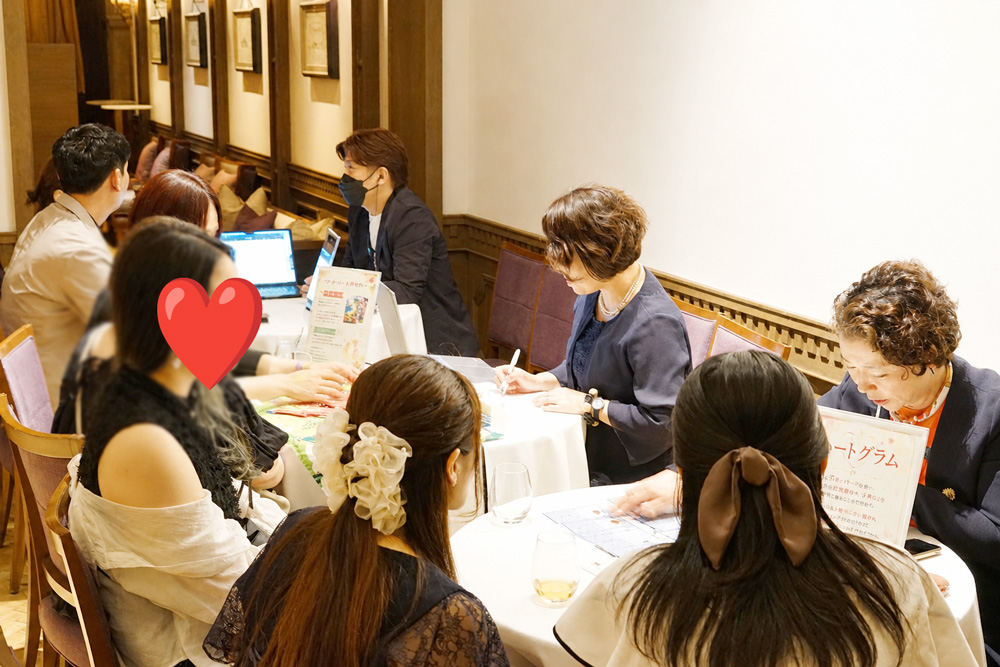 占いブースの様子